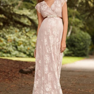 Eden Lace Maternity Gown