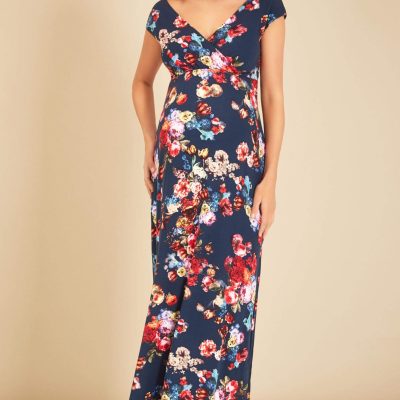 Alana Maternity Jersey Maxi Dress