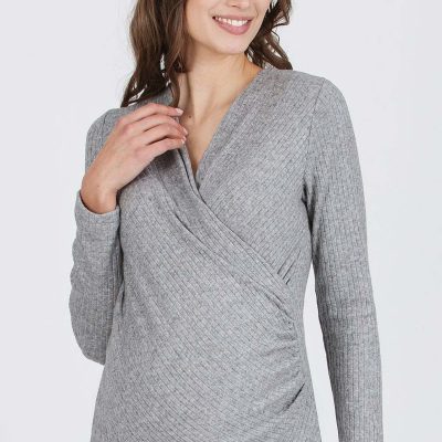 Jenna Crossover Maternity And Nursing Jumper